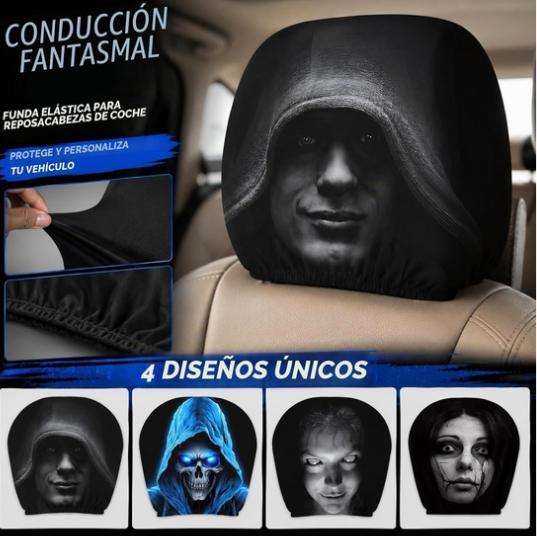 Funda reposacabezas de coche