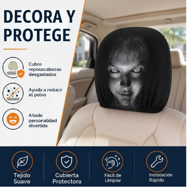 Funda reposacabezas de coche